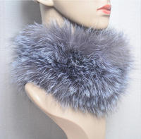 Cache-cou en maille élastique en vraie fourrure de renard pour hommes et femmes, écharpe, châle, nouveau modèle chaud et tendance pour l'hiver