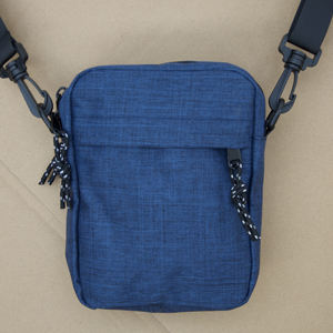 Sacs bandoulière messager unisexe en polyester imperméable, tendance, pour usage quotidien, avec fermeture éclair, noir, vente en gros usine - Product Image 1