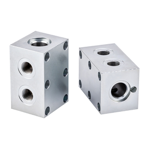 Fabrik hochwertiges cnc hydraulisches <span class=keywords><strong>Solenoid</strong></span>-Kartuschenventil verteilerblock hydraulisches Versprecherblock Monoblock-Ventil-Unterplatten - Product Image 4