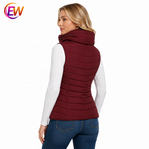 EW Custom Logo Women Lightweight Padded Horse Riding Vest Windproof Equestrian Bodywarmer Outdoor Riding Gilet - Product Image 2