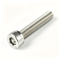 Vis à tête cylindrique moletée en acier inoxydable 304 A2-70 DIN912