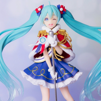 Figura Coleccionable de PVC de Miku con Atuendo Invernal, Licencia Oficial, Nueva, en Empaque Original, para Fans