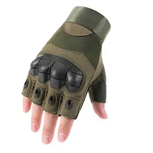 Gants tactiques durables à demi-doigts pour la gym, la chasse, le tir, le cyclisme, les sports actifs et les activités de plein air - Product Image 1