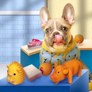 Bumopet lüks köpek interaktif köpek çiğneme oyuncakları günlük oyun için dayanıklı peluş ve lateks kauçuk vinil TPR üretici doğrudan - Product Image 2