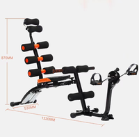 Banco Plegable Ajustable para Gimnasio en Casa, Equipo Profesional de Fitness para Ejercicios de Abdominales, Entrenamiento con Mancuernas, Máquina de Ejercicio Resistente
