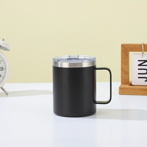 Cross-border <b>Hot</b>-selling 14oz Portable High-value 304 Stainless Steel Insulated Mug With Handle For Office Use - Product Image 3