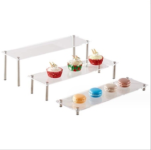 Rak figur rak kotak tampilan rak penyimpanan rak penyimpanan akrilik trapesium - Product Image 6