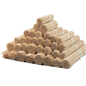 Top Bán Bbq Phụ Kiện Thịt Phẳng Thắt Nút Mái Chèo Tre Xiên Pocket Hạt Lớn Nến Tre Xiên - Product Image 4