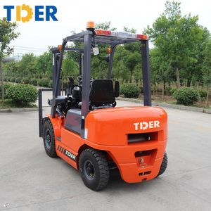 TIDER-Mini carretilla elevadora diésel de 1ton y 1,5 toneladas, 3m, 4m, 6m, mástil opcional - Product Image 3