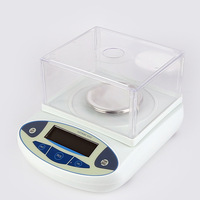 Balance analytique électronique de précision, balance de laboratoire, précision 0,01 g, matériau plastique, utilisation pour bijoux et usage scientifique