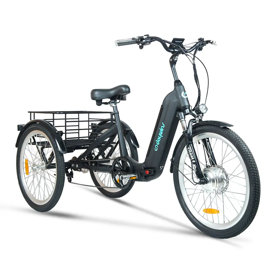NEUES Design elektrisches Dreirad Erwachsene, elektrisches Dreirad Fracht faltbares elektrisches Dreirad, ce elektrisches Dreirad E-Bike