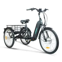 מבוגרים חשמלי תלת אופן bicicleta חשמלי אופני מטענים עבור היבואן/3 גלגלים e מטען אופני מתקפל למבוגרים etrike