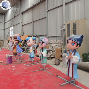 Esculturas de Fibra de Vidrio Personalizadas de Tamaño Real, Súper Realistas, de Dibujos Animados y Anime, para Exhibición en Parques de Atracciones, Esculturas de Resina - Product Image 4