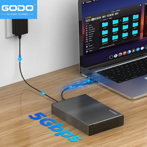 Boîtier de <span class=keywords><strong>disque</strong></span> <span class=keywords><strong>dur</strong></span> externe GODO USB 3.0 3,5 pouces SATA en aluminium 18 To avec adaptateur d'alimentation - Product Image 2