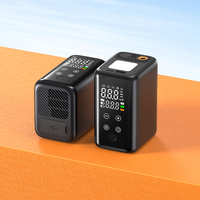 Démarreur de batterie et compresseur d'air 150 PSI, nouveau, portable, pour voiture et moto, avec fonction d'arrêt automatique, gonfleur, chargement USB-A, affichage numérique