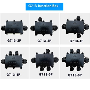 IP68 étanche <span class=keywords><strong>LED</strong></span> réverbère boîte de jonction noir câble en plastique bidirectionnel 10A cuivre Contact matériel connecteurs - Product Image 4