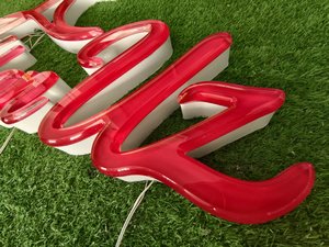 Custom Acrylic LED Neon Sign Jelly <b>Letter</b> Sign <b>Light</b> <b>Box</b> Marquee Sign for Company Sign Wedding Club Event Decor - Product Image 3