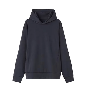 Sweat-shirt à capuche surdimensionné pour homme, couleur unie, avec logo brodé personnalisé, idéal pour l'automne – Vente en gros - Product Image 1