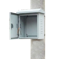 OEM ODM IP54 IP65 contrôle de tôle d'acier éclairage de rue extérieur boîte de jonction de poteau boîtiers métalliques panneau de distribution électrique