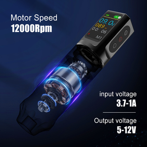 Newest Battery Rotary <strong>Tattoo</strong> <strong>Machine</strong> Kit Wireless <strong>Tattoo</strong> <strong>Machine</strong> <strong>Set</strong> with Cartridge Needles Gloves Non-slip Band for Practice - Product Image 2