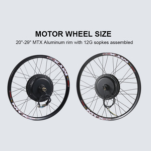 <span class=keywords><strong>Kit</strong></span> intégré de roues de montagne 700c 1500W-2000W Vélo <span class=keywords><strong>électrique</strong></span> Affichage LED Cyclomoteur modifié 48V/52V Pouce à disque Batterie au lithium - Product Image 2
