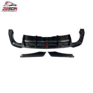 Diffuseur d'air de pare-chocs arrière en carbone de style KB pour <span class=keywords><strong>AUDI</strong></span> <span class=keywords><strong>RS5</strong></span> B9.5 Diffuseur arrière Lèvre arrière - Product Image 4