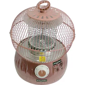 Circular ceramic infrared radiation heater bird cage type heater