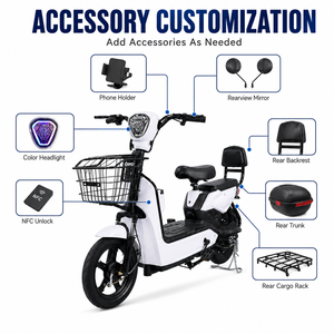 <span class=keywords><strong>Bicicletta</strong></span> <span class=keywords><strong>Elettrica</strong></span> Personalizzata all'Ingrosso, E-Bike Economica, Scooter Elettrico 48V 350W <span class=keywords><strong>con</strong></span> Pedali - Product Image 4