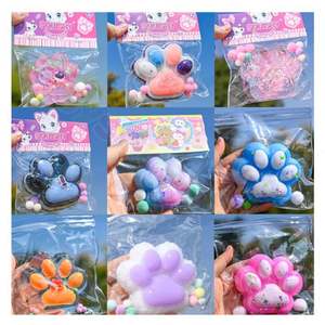 New Design Ultra Soft <b>Cat</b> Paw <b>Squishy</b> Stress Ball Kawaii Mochi Sensory Fidget Therapy Toy Foam Material Unisex - Product Image 5