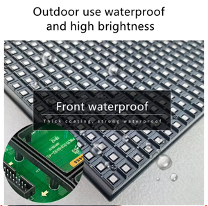 Verbessertes LED-Videodisplay-Panel-Modul mit hoher Bildwiederholrate für den Außenbereich, P6,67, vollfarbig, 320 x 160 mm, IP65, 3535-Lampe, wasserdicht - Product Image 4