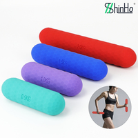 Ensemble d'haltères en silicone écologique Shinho, antidérapants, pour la musculation à domicile, l'entraînement de force et le fitness complet du corps, avec certification EU PPWR REACH