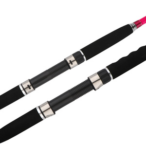 Caña de Pescar SHEKARY de 1.70m, Acción Extra Rápida, para Pesca en Mar, Agua Salada, Color Rosa, para Pesca desde Barco - Product Image 5