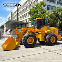 Machinerie de construction Chargeuse-pelleteuse 4x4 de 5 tonnes 6 tonnes 7 tonnes 8 tonnes avec commande par joystick