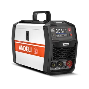 ANDELI USA Envío Gratis 110V/220V LED MIG 250 MIG Lift TIG MMA GASLESS Máquina de Soldadura