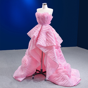 RSM67567 2022 Nouvelles Robes de Soirée Sexy et Élégantes Rose à Traîne pour Femme - Product Image 3