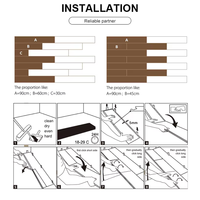 Planche de terrasse en WPC 3D embossée, composite bois-plastique pour extérieur, imperméable et antidérapante pour patio, terrasse, balcon