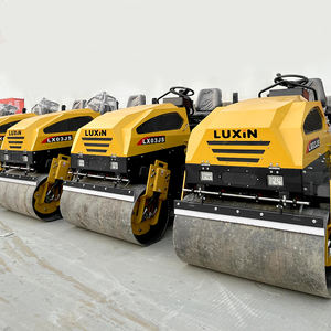 Straßenbaumaschine 1 Tonne 2 Tonnen 3 Tonnen Doppel- und Einzeltrommel Vibrations-Hydraulik-Asphalt-Rüttelwalze Fahrbare Mini-Verdichtungsmaschine - Product Image 2