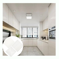Plafonds suspendus carrés en alliage d'aluminium pour intérieur, finition brossée, faux plafond, bâtiment de bureaux, plafonds perforés