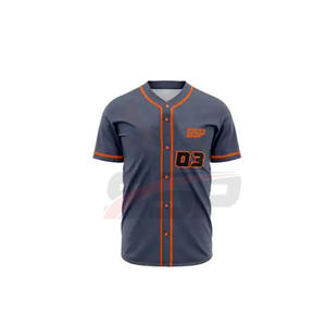 Venta caliente logotipo personalizado impreso conjuntos de uniformes de béisbol para hombres adultos antibacteriano de secado rápido transpirable ropa deportiva hecha - Product Image 4