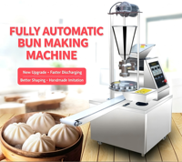 Kommerzielle automatische Brötchen- und Plätzchen-Formmaschine – Multifunktionsgerät für Suppenbrötchen, Bratbrötchen und Dampfbrötchen