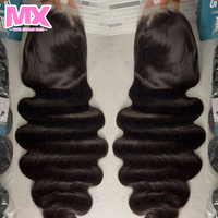 Nouvelle conception Perruques de cheveux humains brésiliens vierges ondulés avec dentelle invisible, densité 250, avec baby hair, Perruque frontale en dentelle vietnamienne