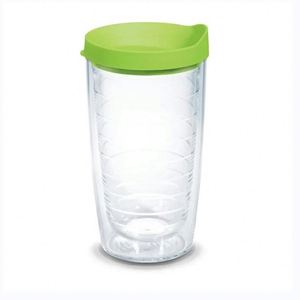 Vasos de Plástico de 16 oz con Logotipo Personalizado, Vasos Transparentes de Acrílico de Doble Pared para Beber Jugo, con Tapa y Pajita, Taza Transparente para Café DIY - Product Image 1