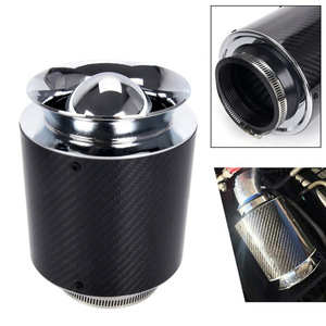 Filtre à air en fibre de carbone à tête de champignon, haut débit, pour mise à niveau automobile, ajustement universel, construction en alliage d'aluminium - Product Image 3