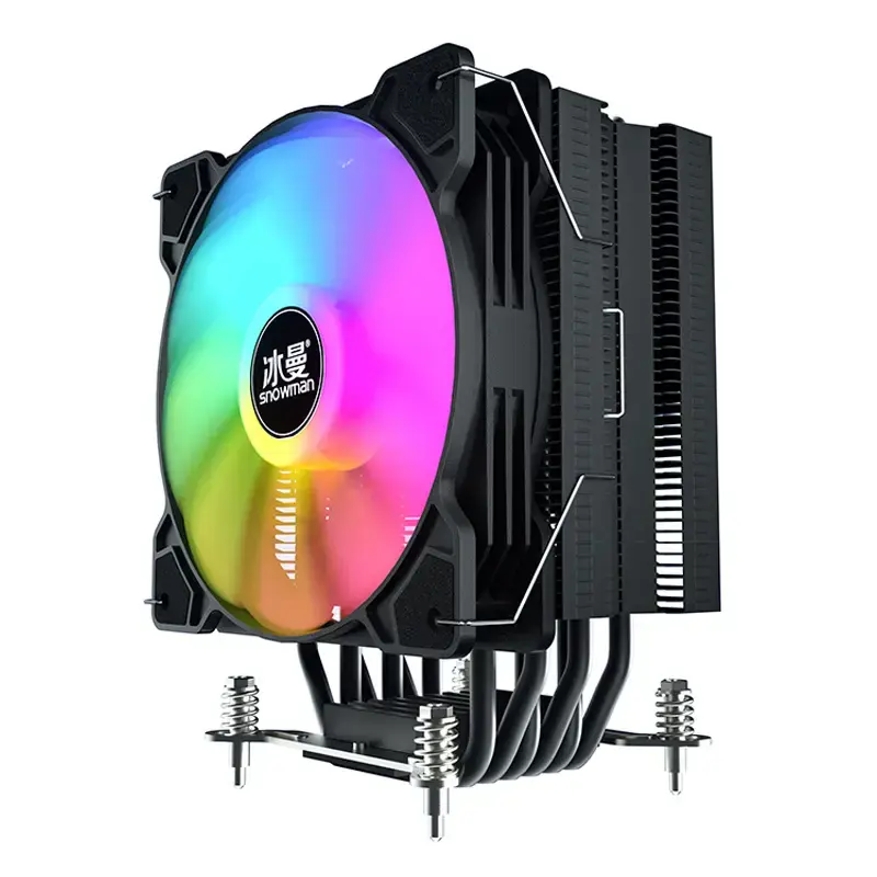 PC CPU cooler 120mm ARGB estabilidad silenciosa PC sistema de refrigeración CPU ventilador