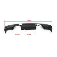 Diffuseur de pare-chocs arrière en fibre de carbone pour BMW E46 M3 1998-2004, style CSL, état neuf, kit carrosserie avec découpes pour l'échappement
