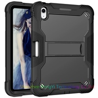 Coque de protection robuste antichoc avec béquille pour iPad (A16) 11e et 10e génération