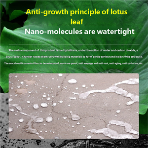 İnşaat Dış Cephe Duvarları İçin Nano Su Geçirmez Penetrant, Çatı Su Yalıtımı ve Sızıntı Onarım Malzemesi İçin Sıvı Olarak Kullanılabilen - Product Image 6