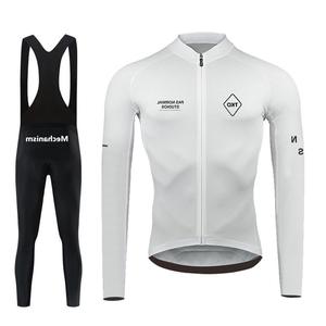 Tuta da ciclismo da uomo a maniche lunghe con PAS Cross-border primavera autunno tuta da Mountain Bike traspirante ad asciugatura rapida - Product Image 4