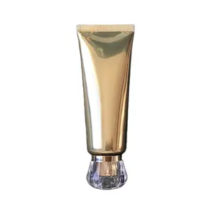 80 ml/g Kunststoff-Aluminium tuben Kosmetik schlauch Golden Hand Cream Tube Soft Tube Kosmetik verpackung Acryl kappe Abgabe flaschen