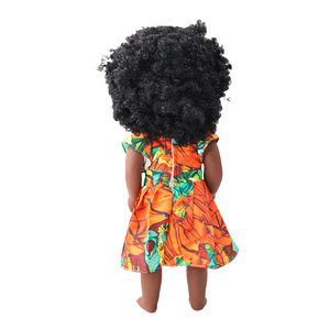 Poupée Africaine <span class=keywords><strong>Fille</strong></span> Tusalmo en Gros 45 cm (18 Pouces) avec Tenues Mode Les Plus Récentes, Jouet Doux en Vinyle et Plastique Éducatif - Product Image 2